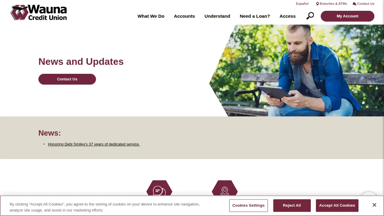 Scappoose Wauna Credit Union page