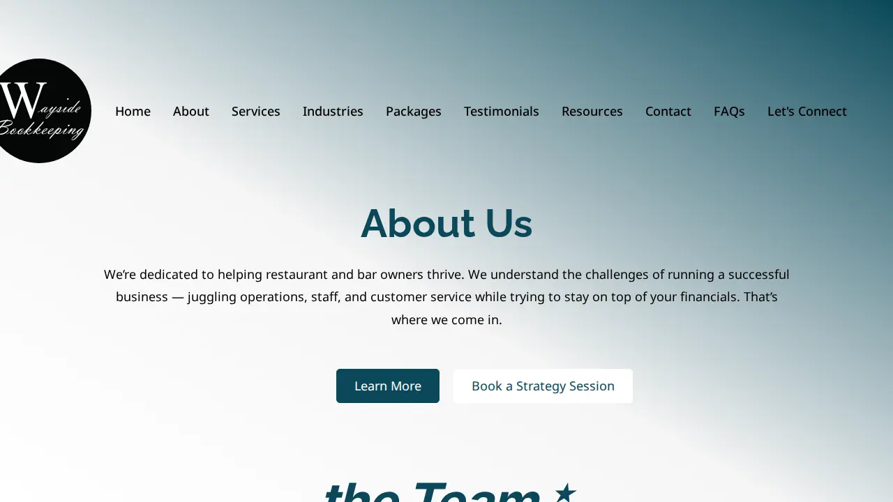 Wayside Bookkeeping Services, LLC page