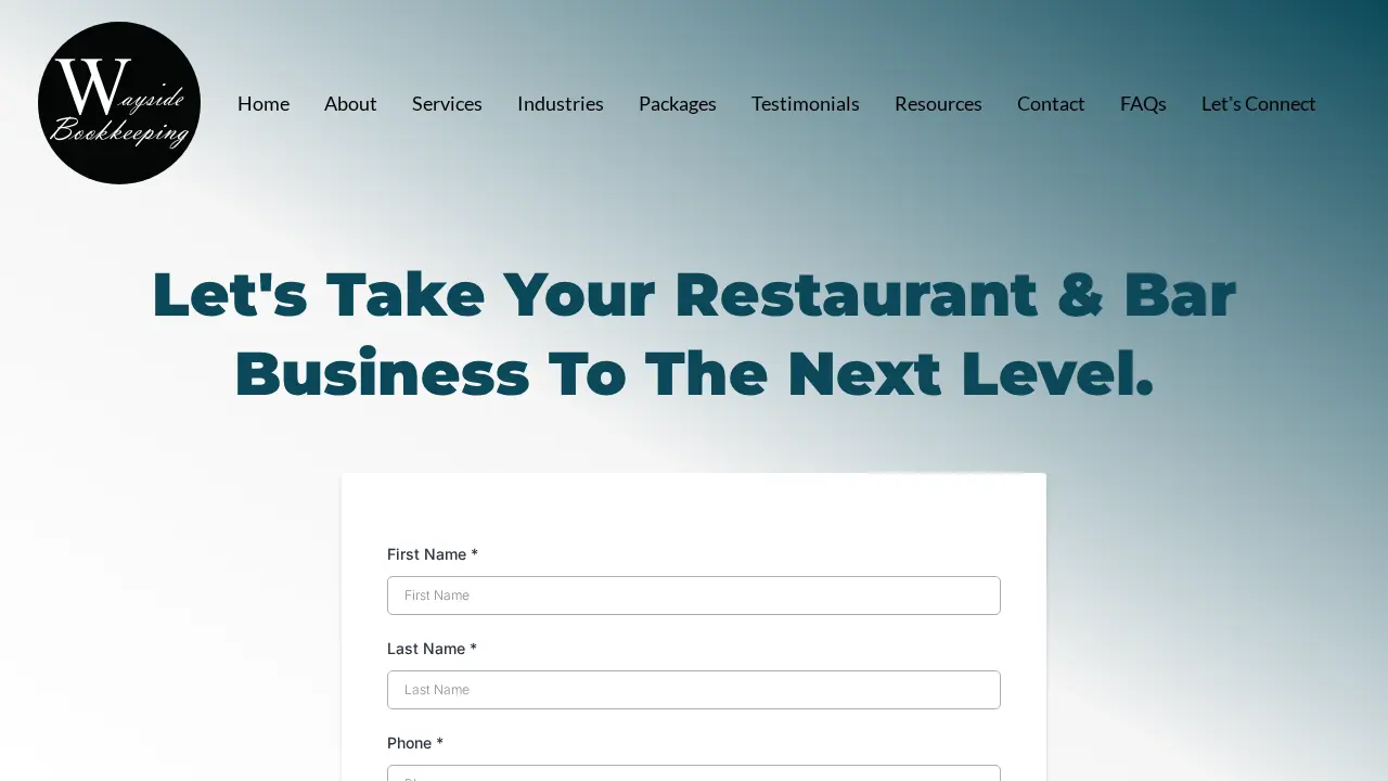 Wayside Bookkeeping Services, LLC page