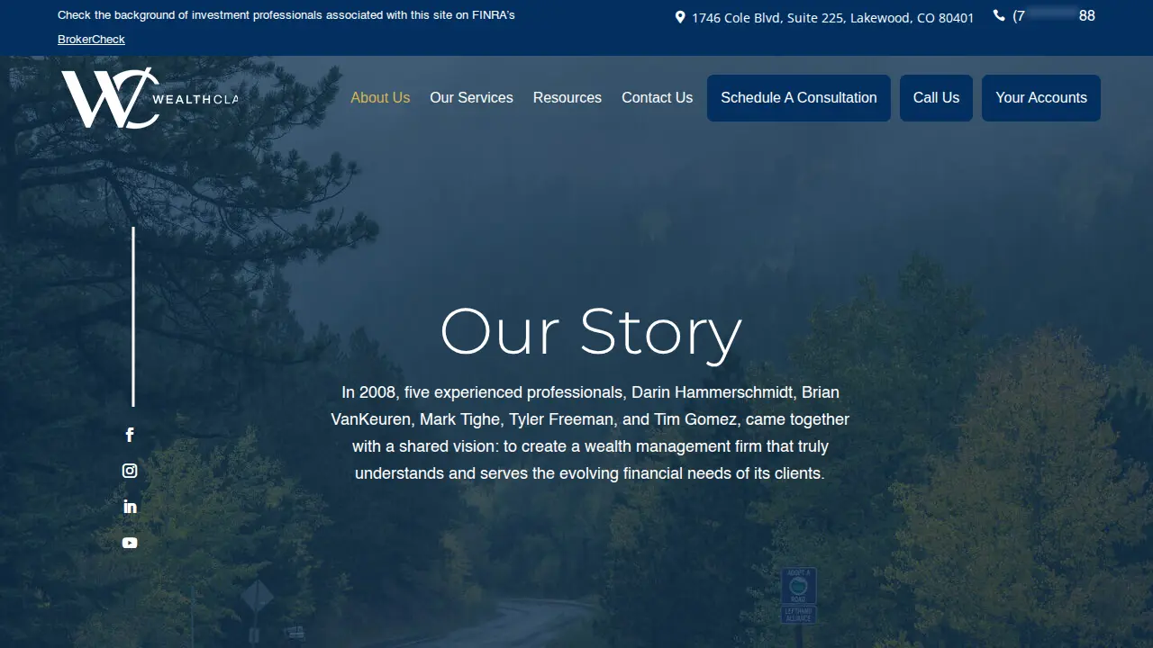 WealthClarity | Capital Management page