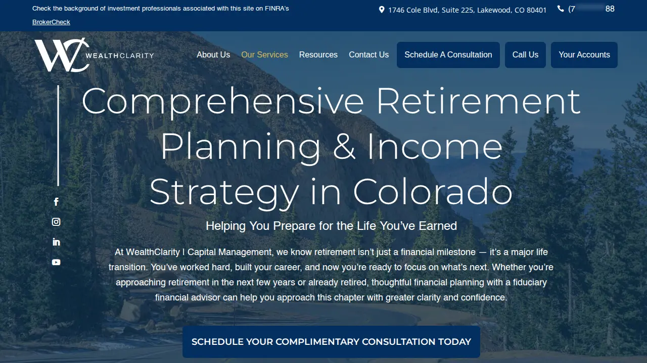 WealthClarity | Capital Management page