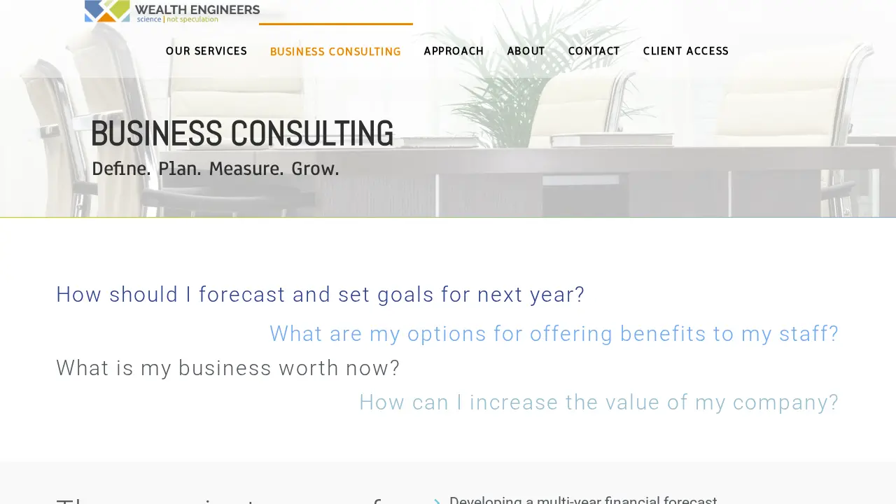Wealth Engineers, LLC page