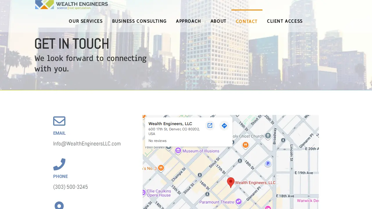 Wealth Engineers, LLC page
