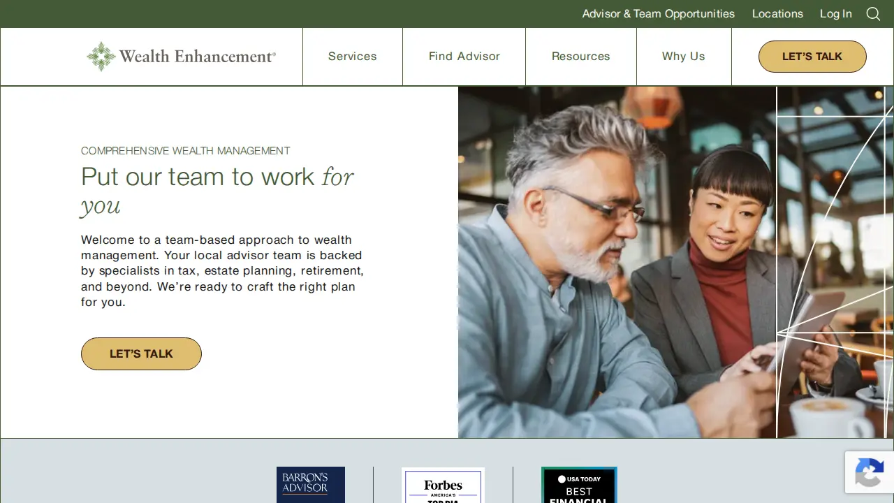 Wealth Enhancement Group page