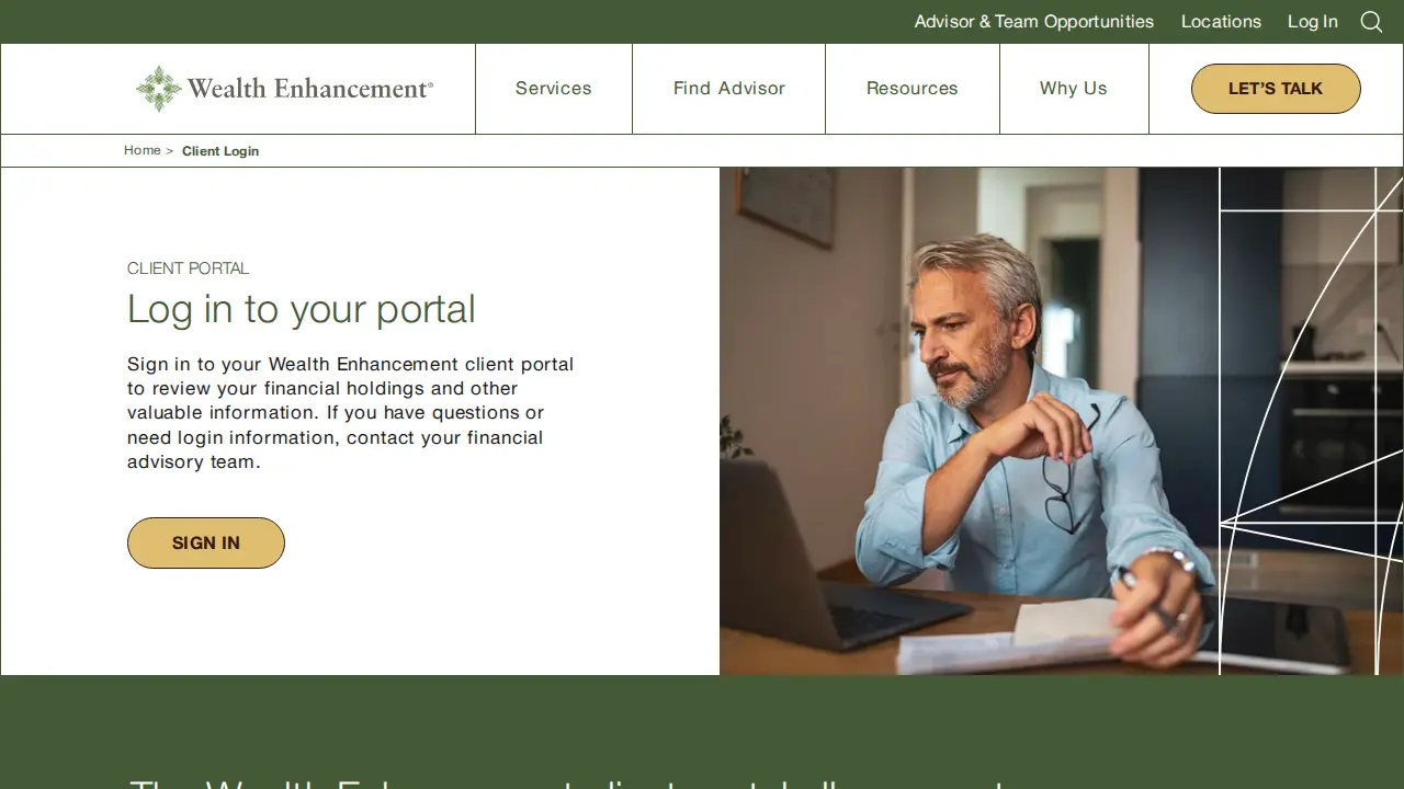 Wealth Enhancement Group page
