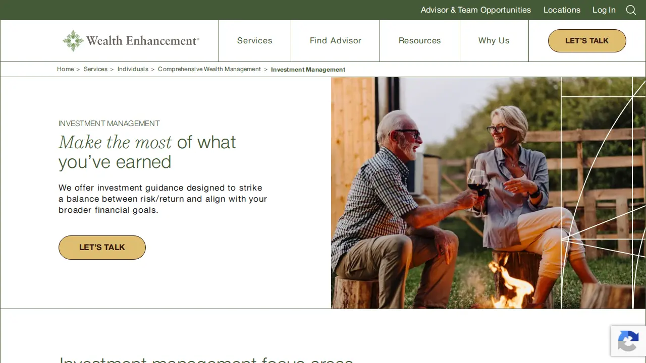 Wealth Enhancement Group page