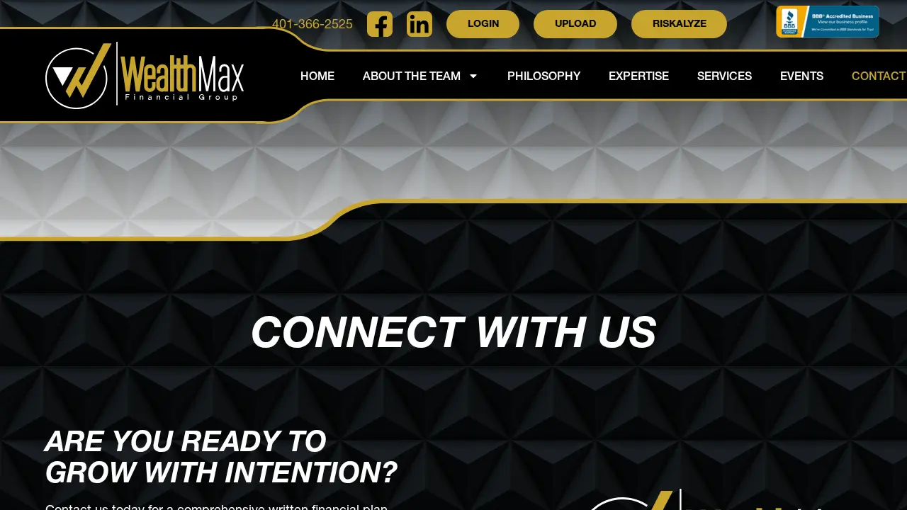 WealthMax Financial Group page