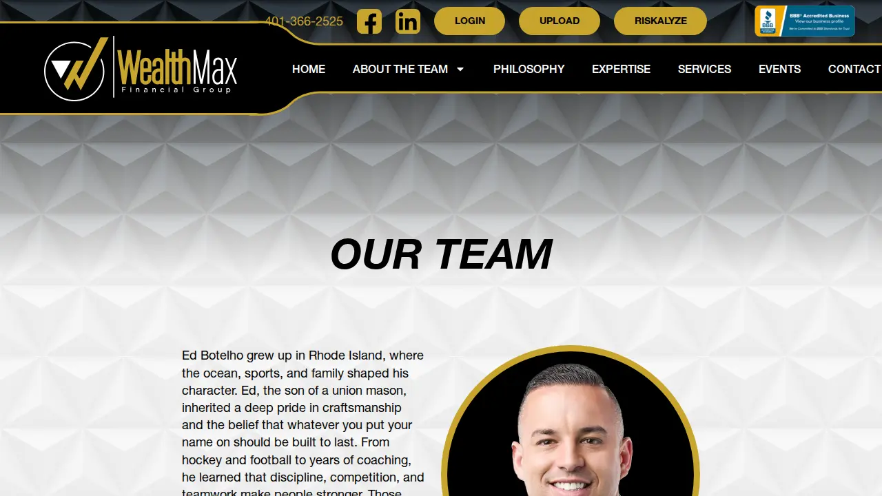 WealthMax Financial Group page