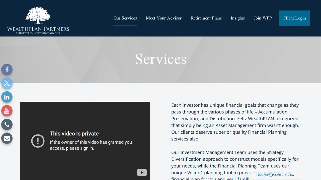 WealthPLAN Partners page