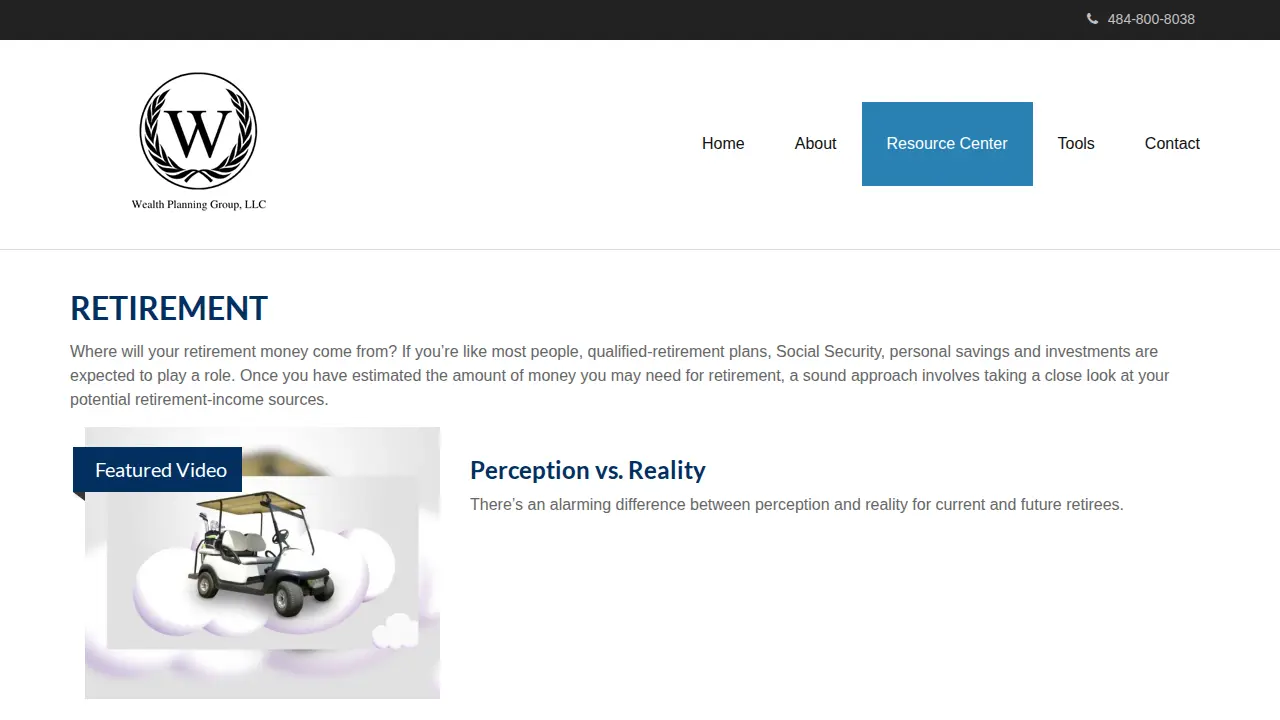 Wealth Planning Group, LLC page