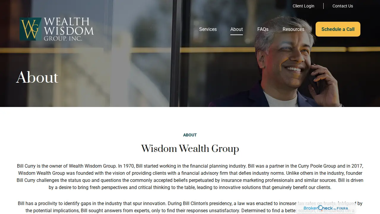 Wealth Wisdom Group page