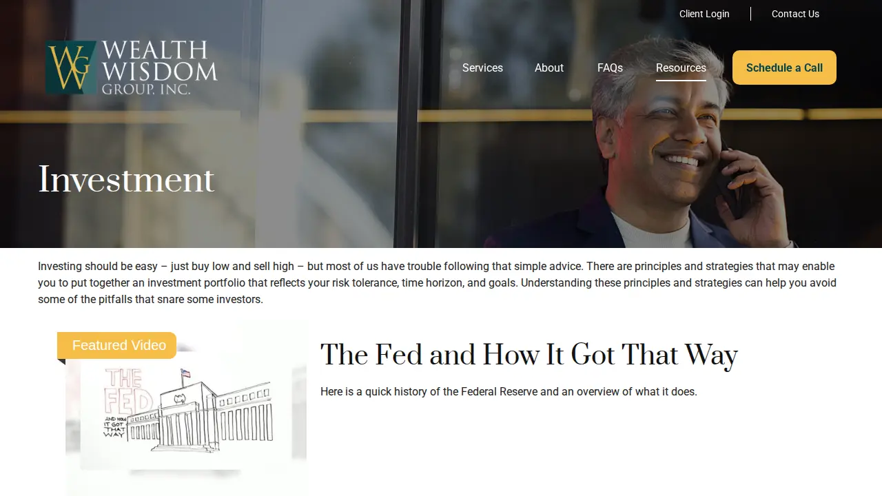 Wealth Wisdom Group page