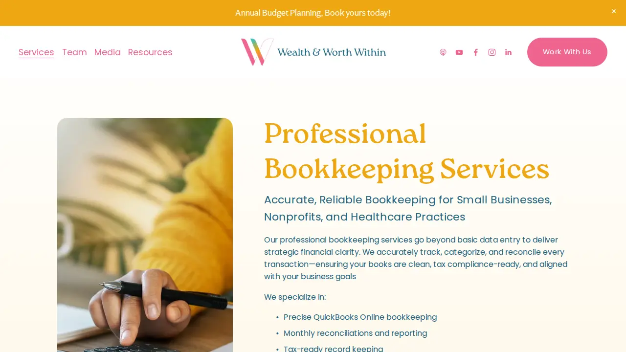 Wealth & Worth Within, LLC page