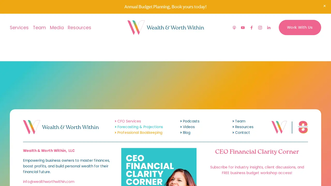 Wealth & Worth Within, LLC page