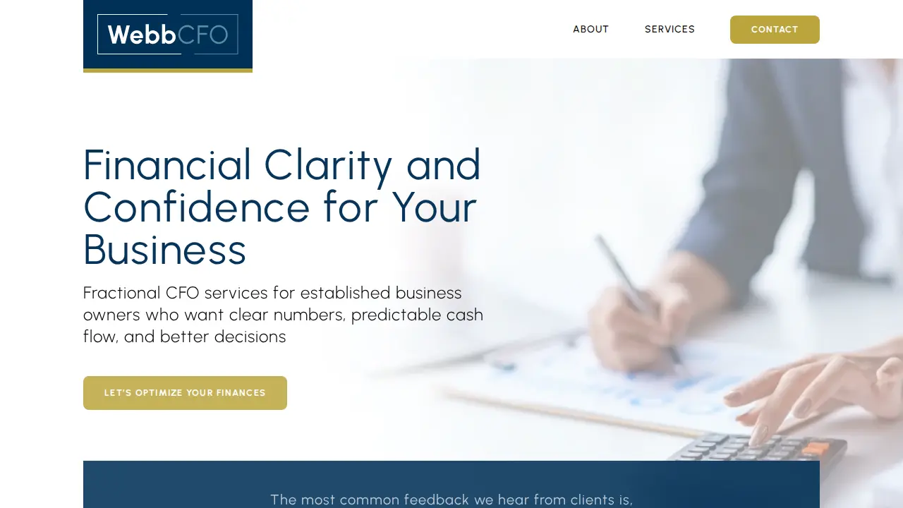Webb CFO