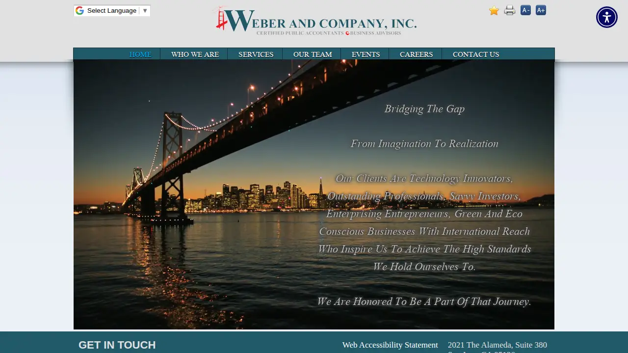 Weber and Company, Inc.