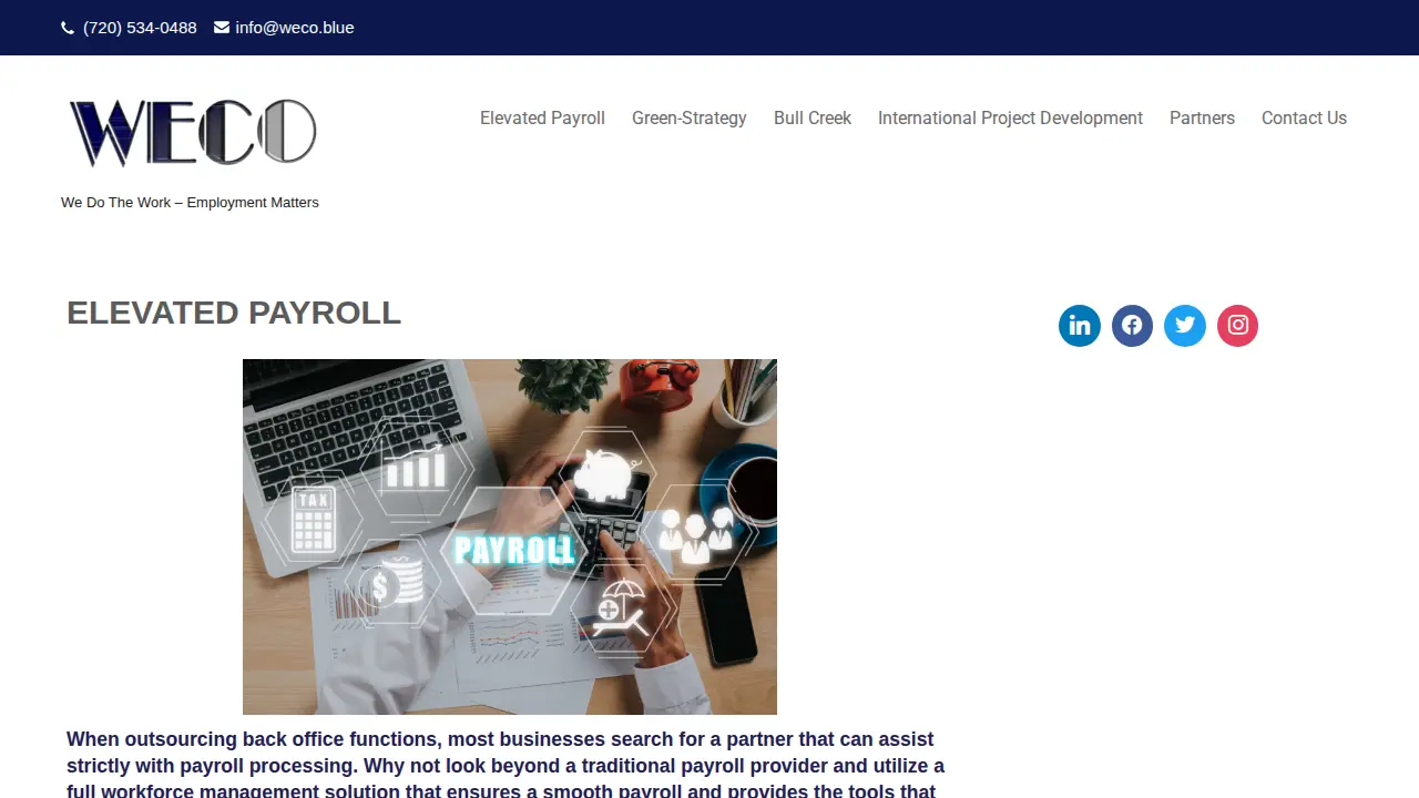 WECO page