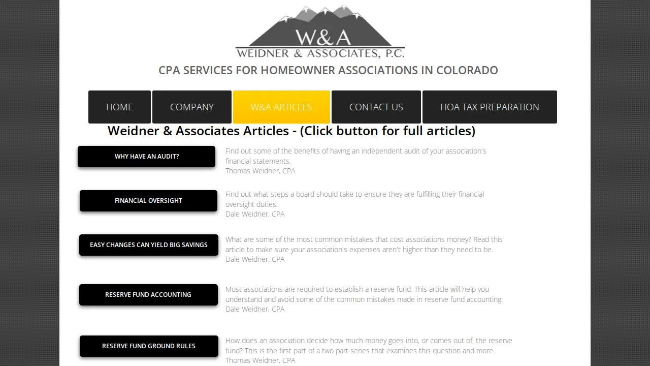 weidner & associates, pc page