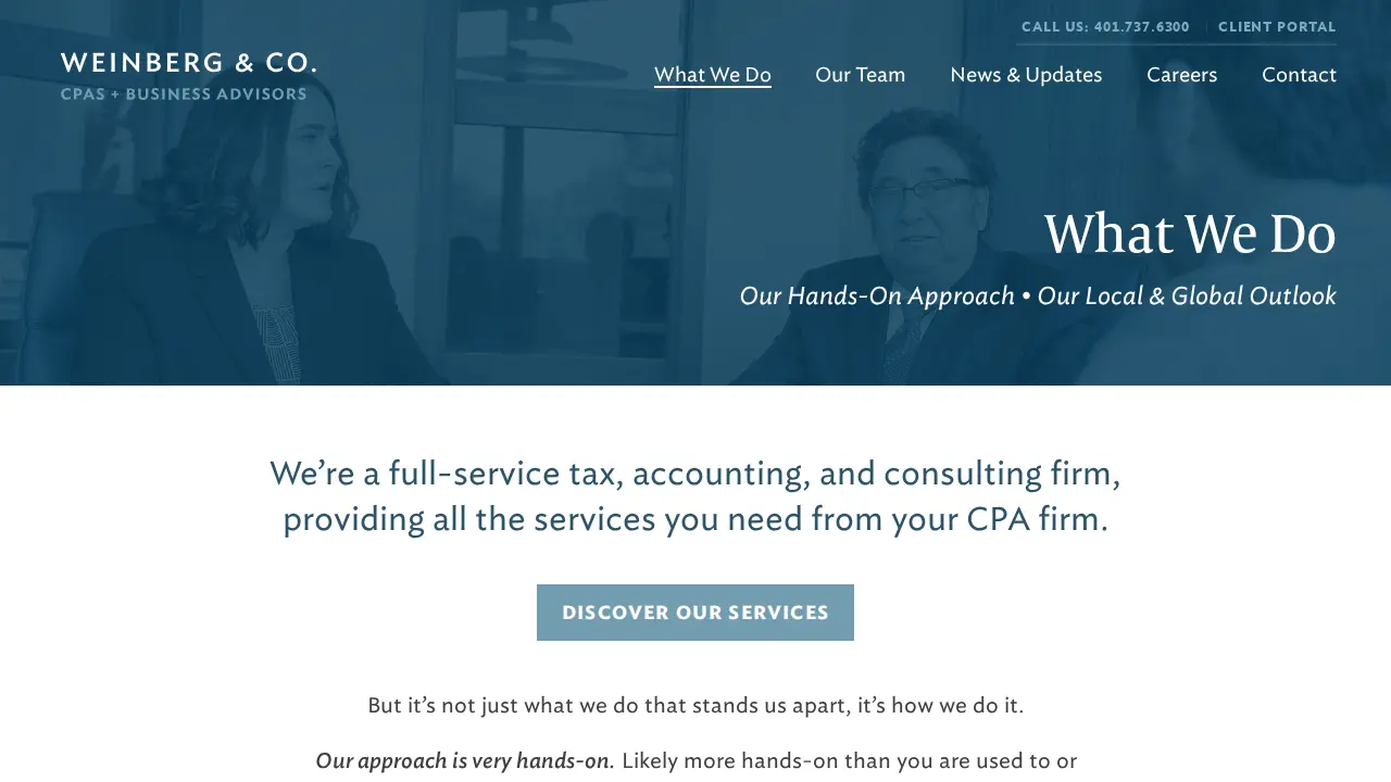 Weinberg & Co., LLP page