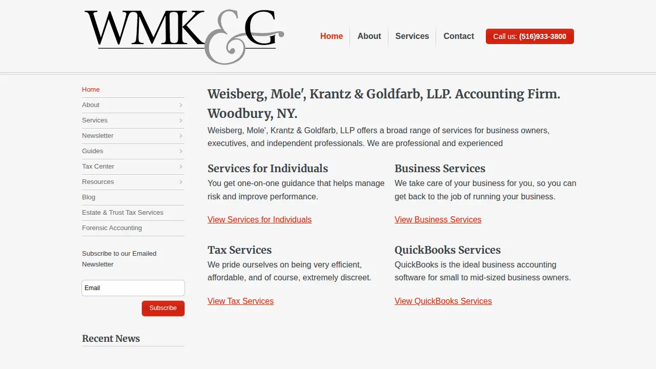 Weisberg Mole & Co page