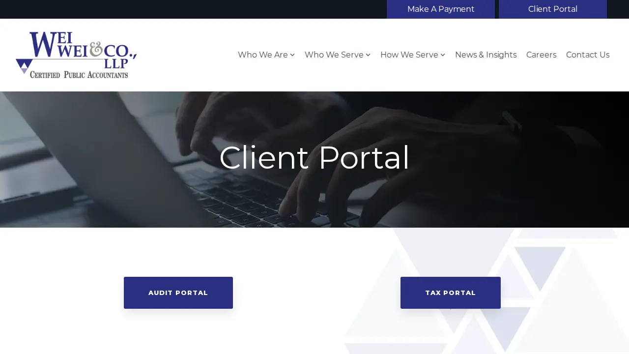 Wei, Wei & Co. LLP page