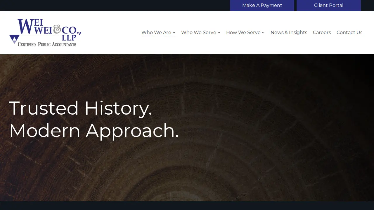 Wei, Wei & Co. LLP page