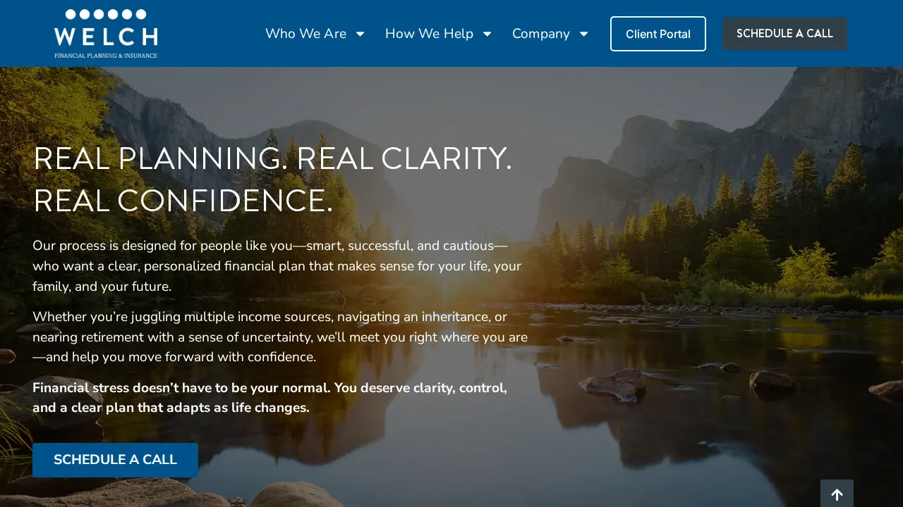 Welch Financial Planning & Insurance page