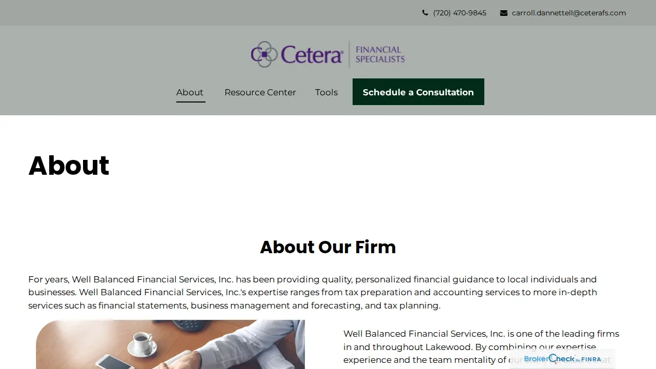 Well Balanced Financial Services Inc page