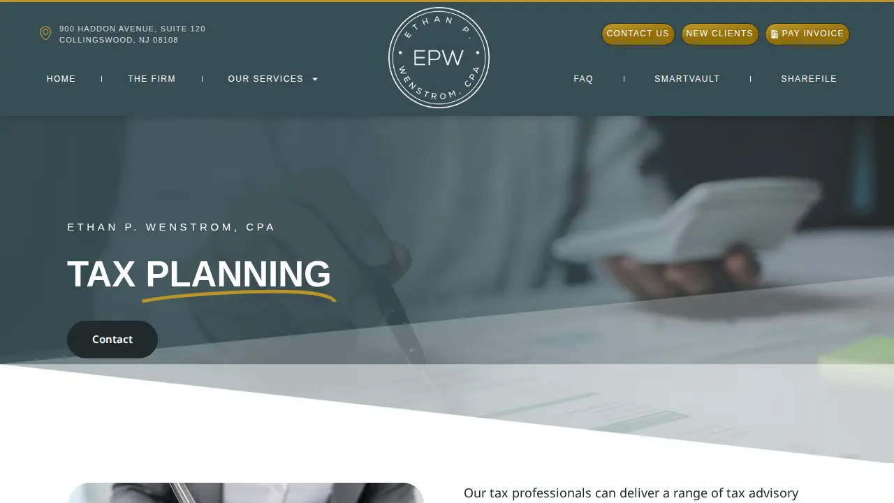 Ethan P. Wenstrom, LLC. page