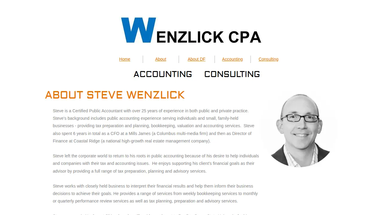Wenzlick CPA page