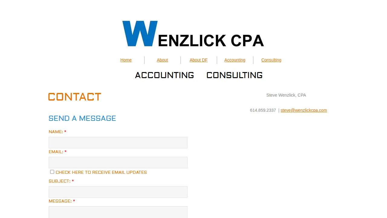 Wenzlick CPA website