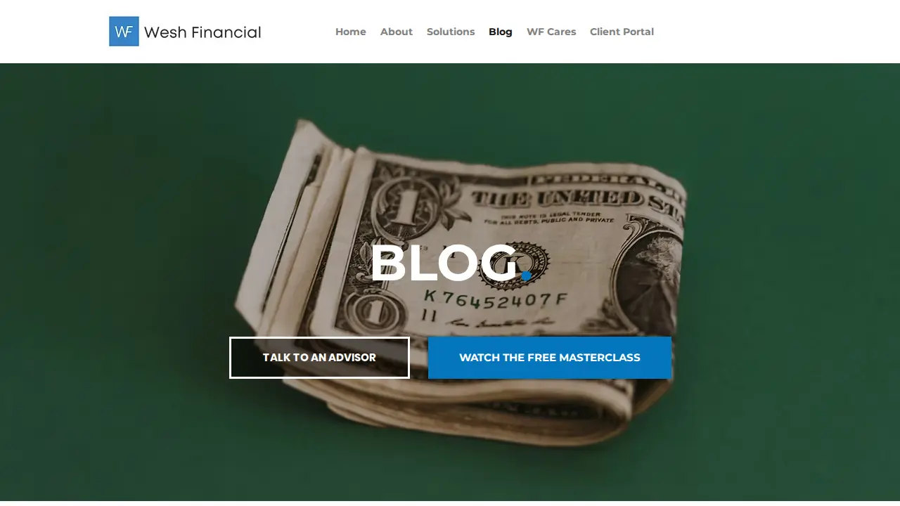 The Financial Advisor for Travel Nurses page