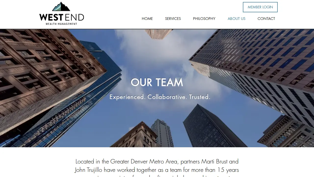 West End Wealth Management page