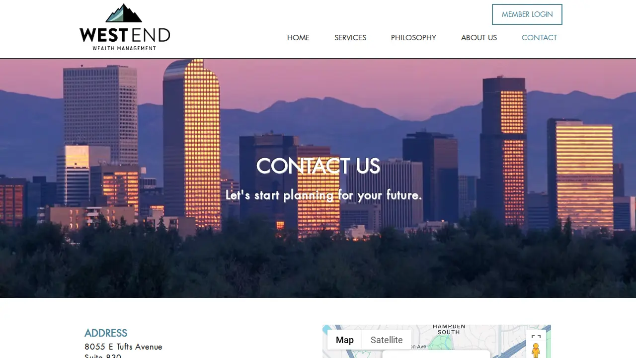 West End Wealth Management page