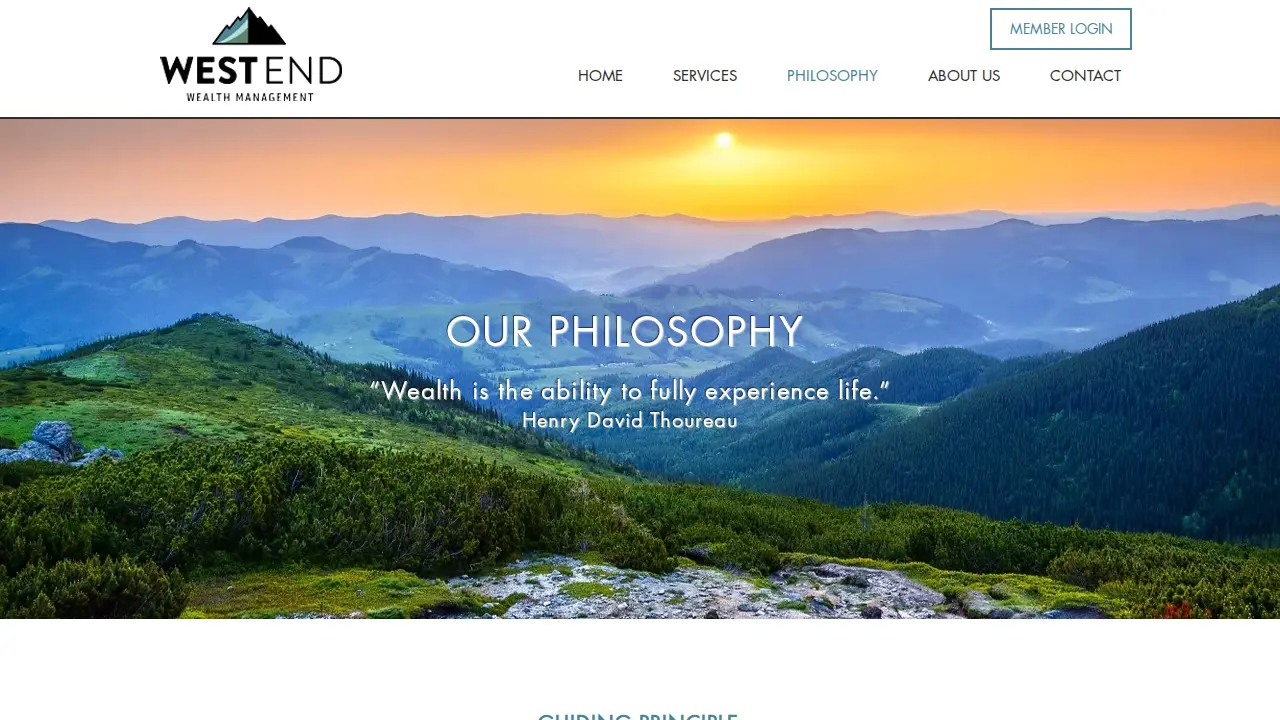 West End Wealth Management page