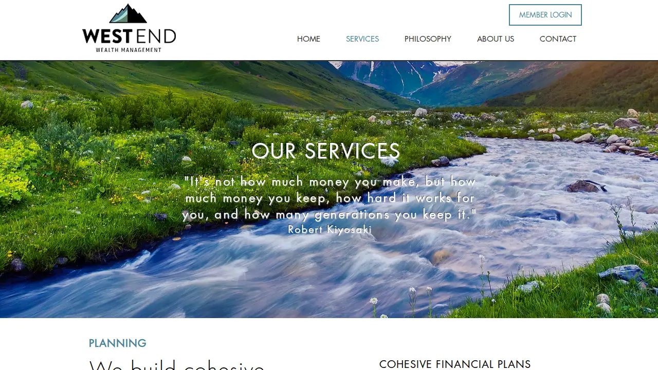 West End Wealth Management page