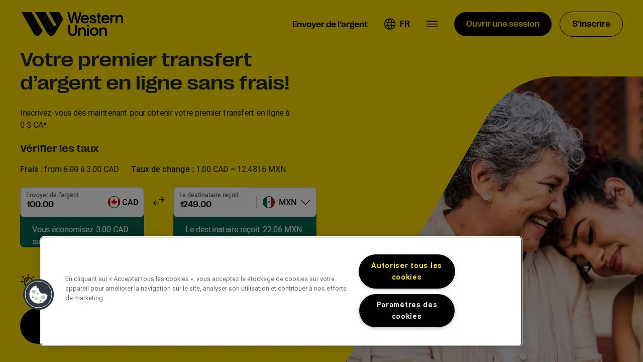 Western Union page