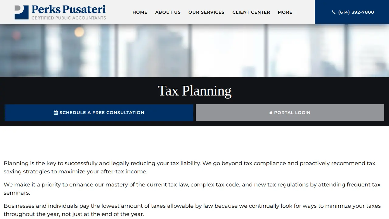 Westerville Tax Services page