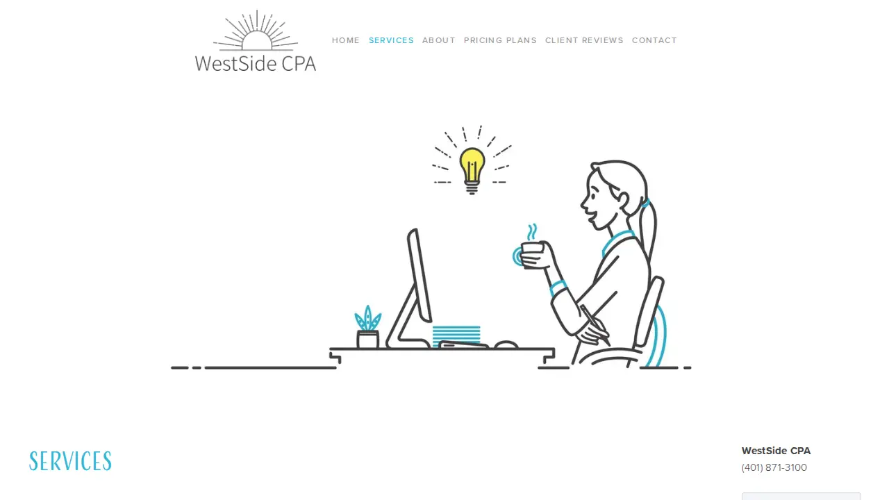 WestSide CPA page