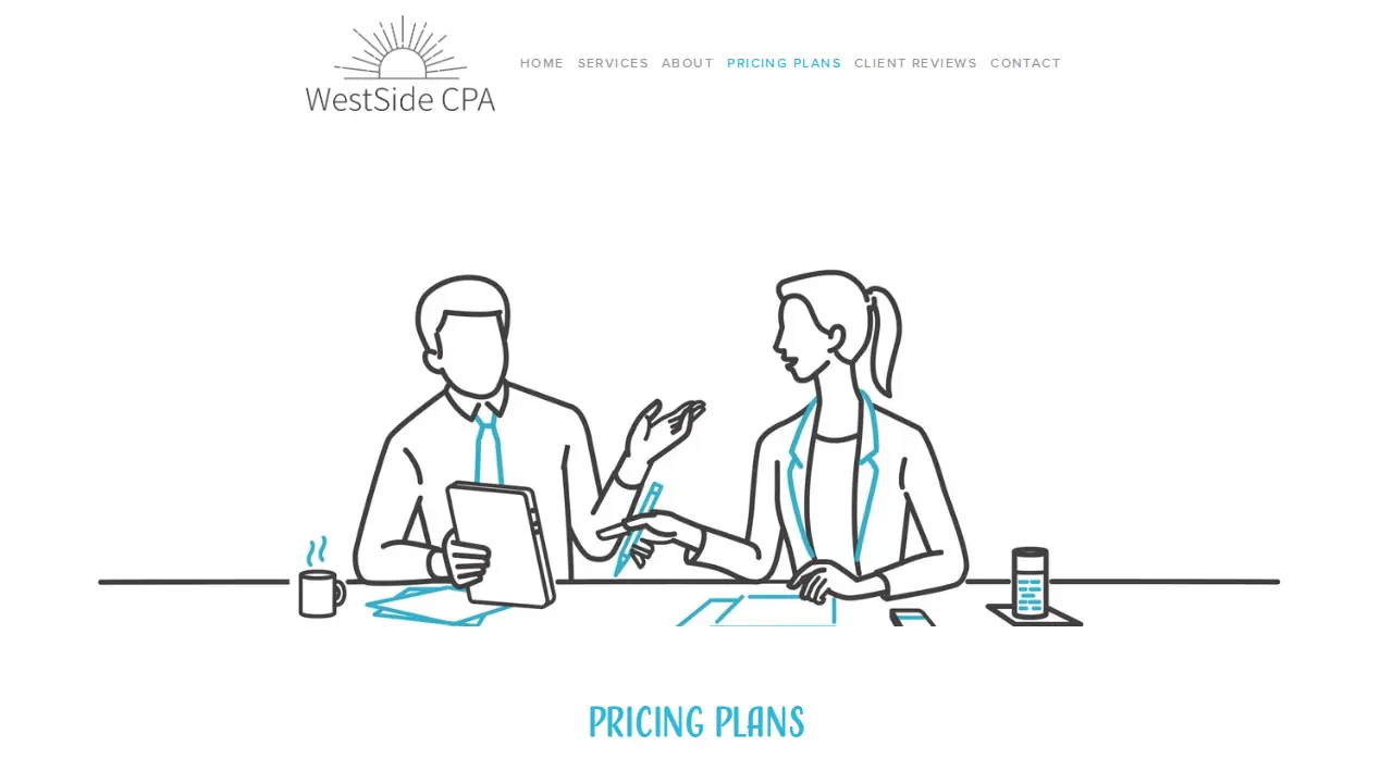 WestSide CPA page