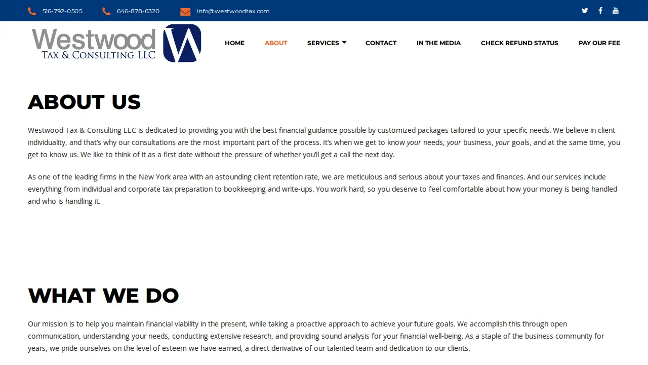 Westwood Tax & Consulting LLC page