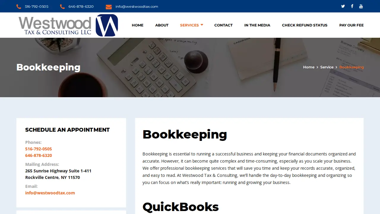 Westwood Tax & Consulting LLC page