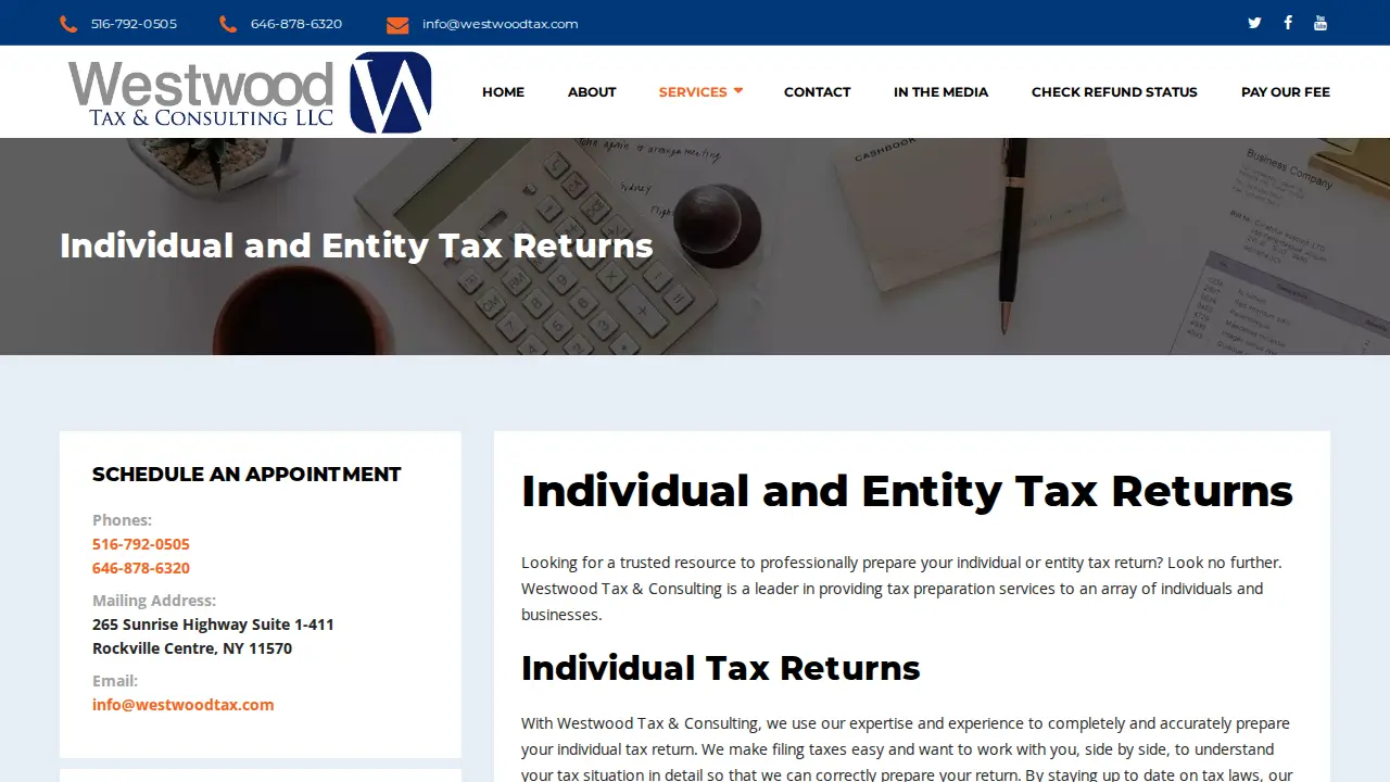 Westwood Tax & Consulting LLC page