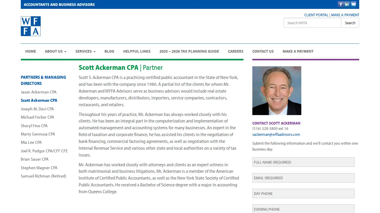 Wagner Ferber Fine & Ackerman, PLLC page