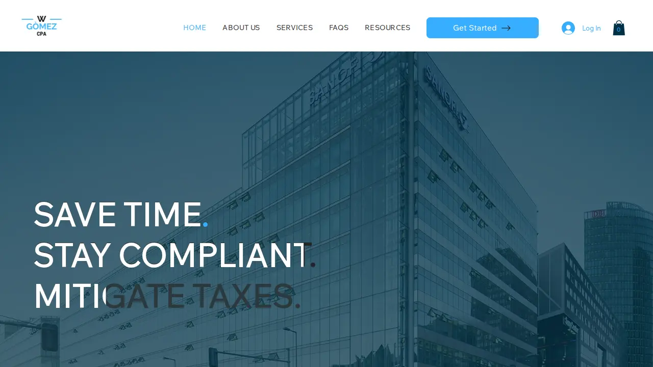 W. Gomez CPA, LLC website