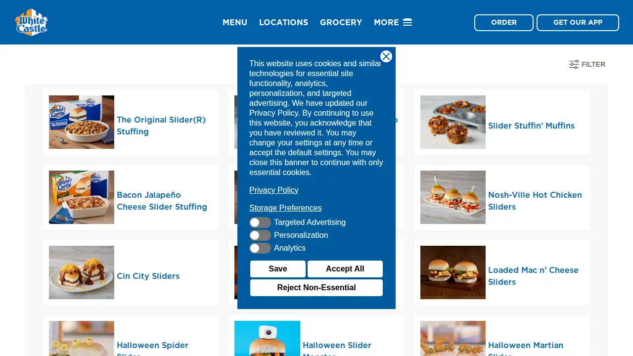 White Castle System, Inc. page