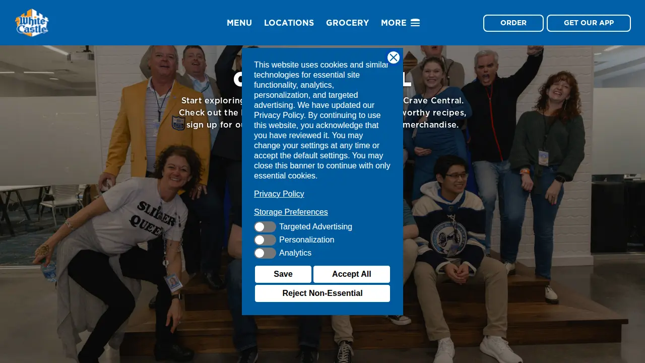 White Castle System, Inc. page