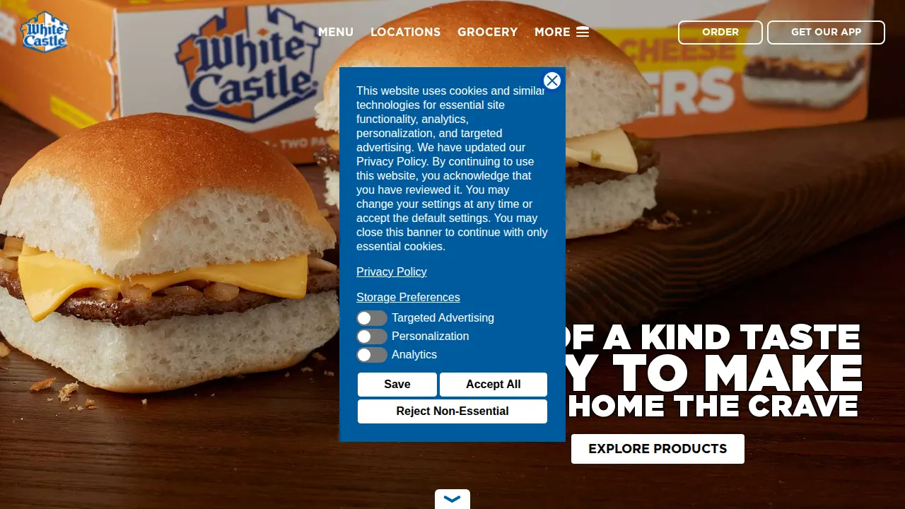 White Castle System, Inc. page