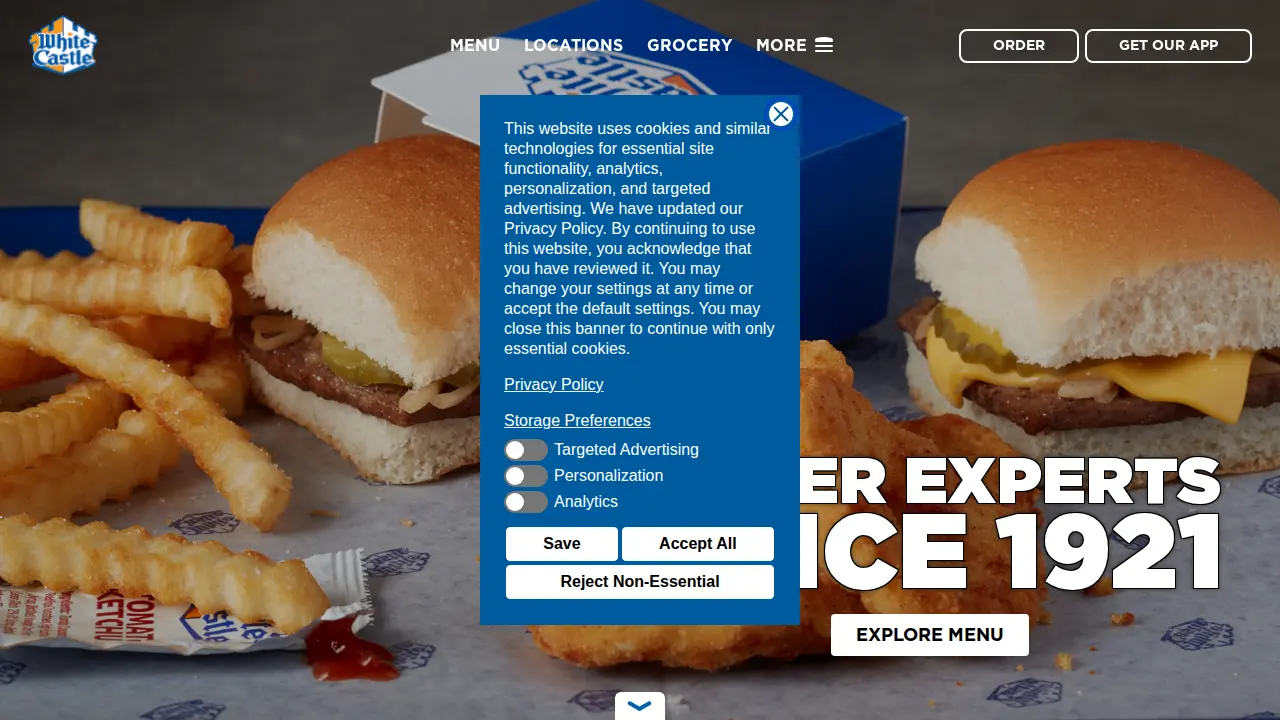 White Castle System, Inc. page