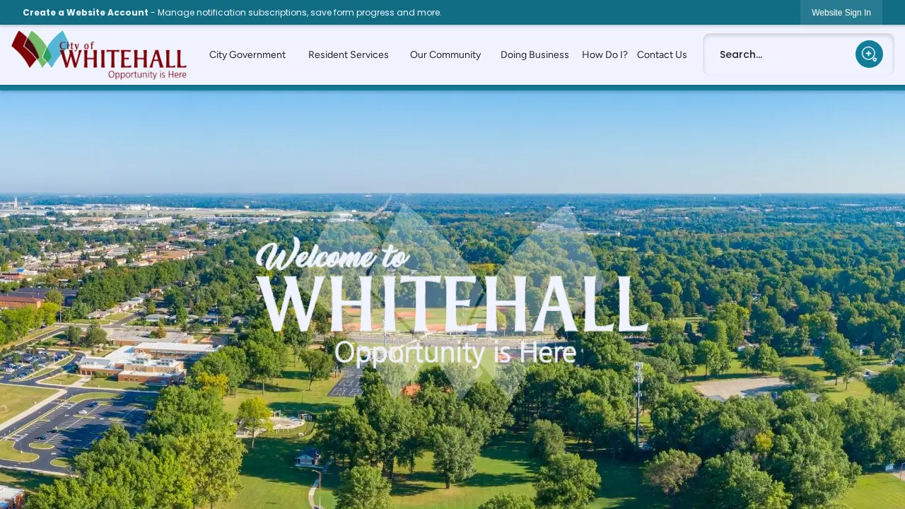 City of Whitehall Income Tax Department page